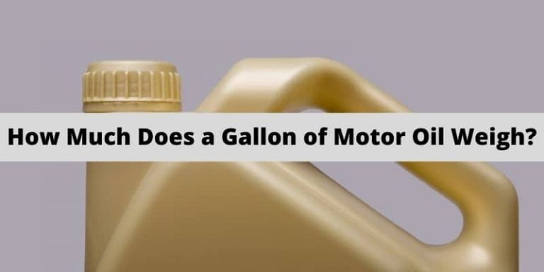 How Much Does a Gallon of Motor Oil Weigh (Simplified)