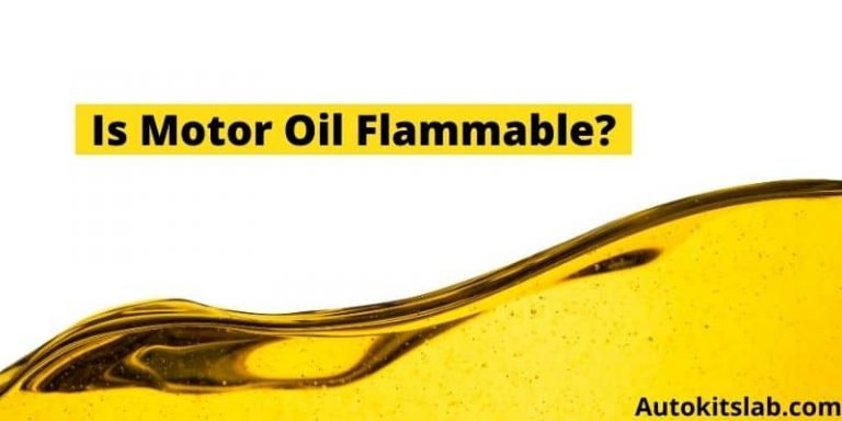 is motor oil flammable