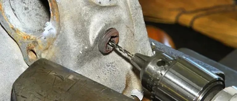How To Drill Out Broken Bolt In Engine Block?