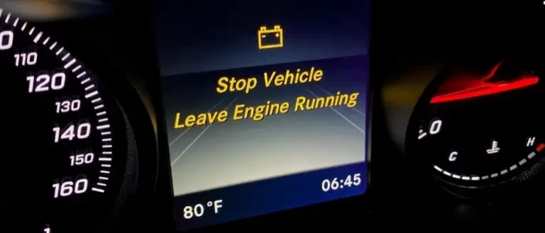How To Fix Stop Vehicle Leave Engine Running