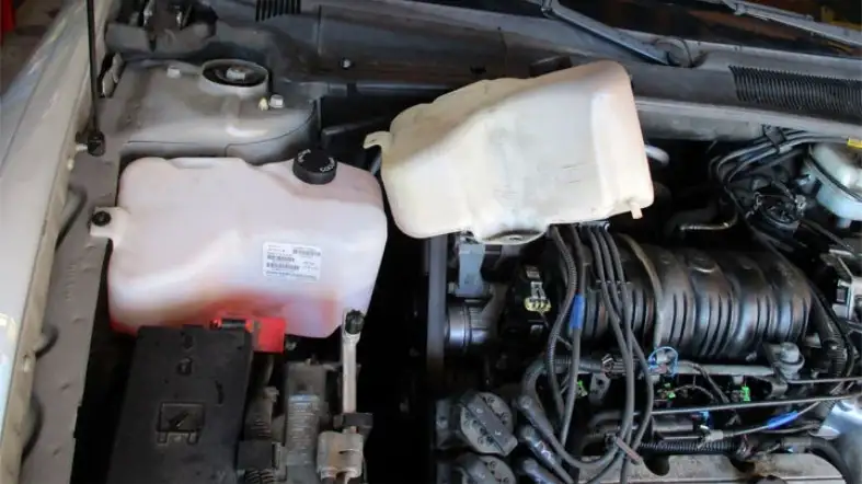 Fill In The Coolant Reservoir