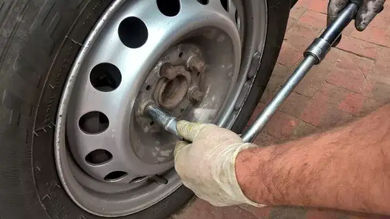 Start Removing The Lug Nuts 