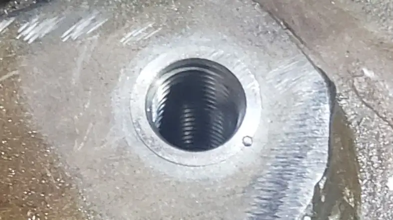 Time-Sert Insertion To Fixing A Stripped Bolt Hole In An Engine Block