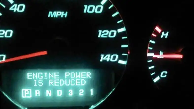 What To Do If The Reduced Engine Power Light Already Comes On