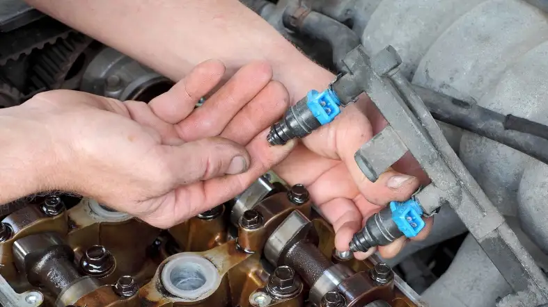 Fuel injectors and/or filter clogging: