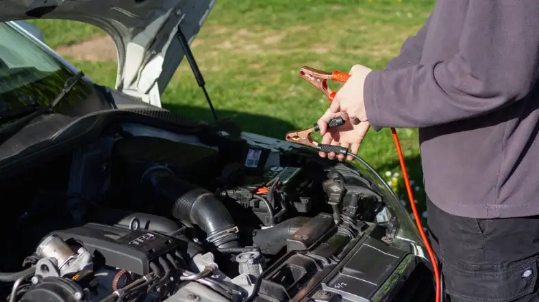 When jump starting a car with a bad starter may not work